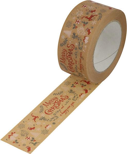 Immagine prodotto kaiserkraft Nastro carta da imballaggio, Merry Christmas, cervi, conf. da 36 rotoli (50 mm)