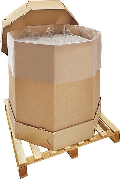 Image du produit kaiserkraft Carton octogonal Octabin, triple cannelure, L x l x h 1070 x 1070 x 1050 mm
