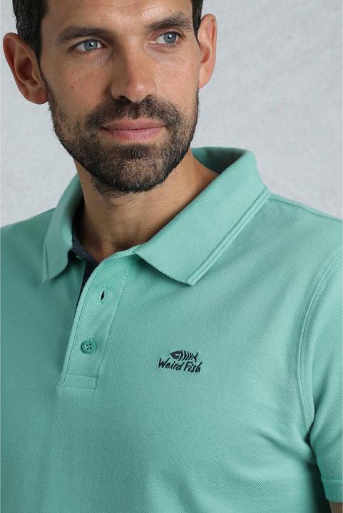 Produktbild Weird Fish Miles Poloshirt Baumwolle aus biologischem Anbau (L)