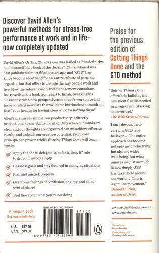 Produktbild Getting Things Done (Englisch, David, Allen, 2015)