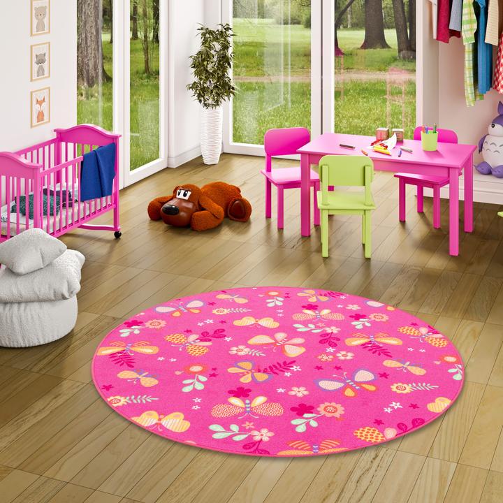 Actual product image Snapstyle Kids Play Carpet Butterfly Round (200 x 200 cm)