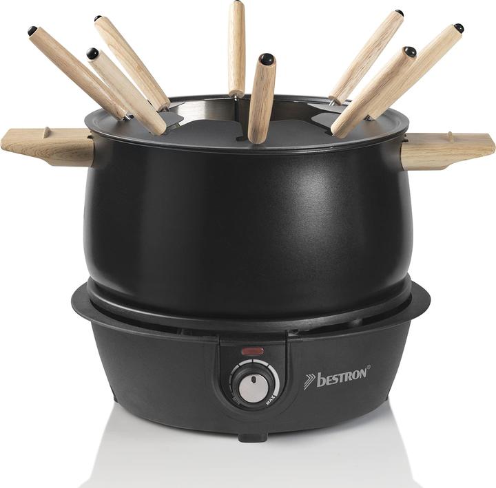Produktbild Bestron Best Fondue Set AFD850BW 8 Personen bk 1500W