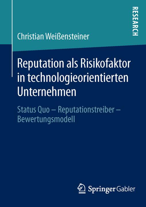 Immagine prodotto Reputation als Risikofaktor in technologieorientierten Unternehmen (Olandese, Christian Weissensteiner, 2014)