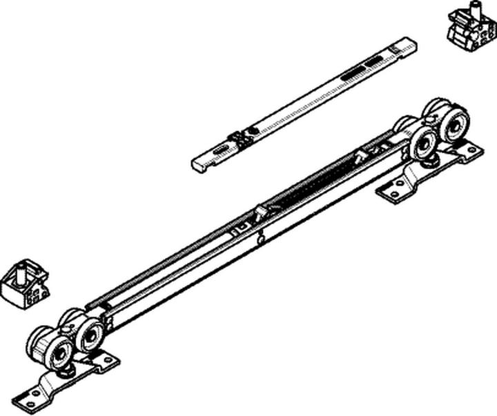 Produktbild Geze Einzugsdämpfung Perlan 140 SoftStop 80 kg EV 1 Erweiterungs-Set 575 - 900 mm