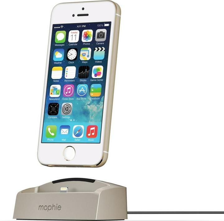 Image du produit mophie Desktop Charging Dock pour tous les iPhone 5/5S/5C & iPhone 6 (10 W)
