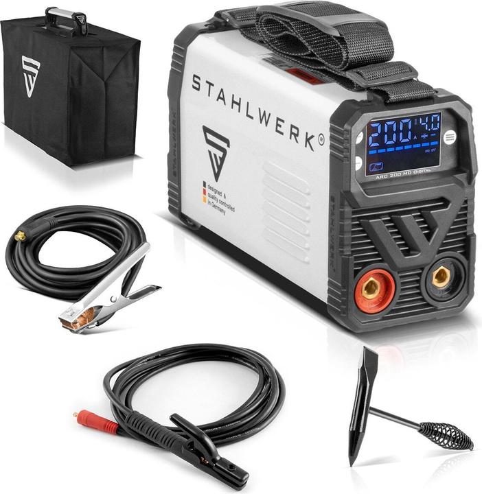 Actual product image Stahlwerk Welding machine ARC 200 MD Digital - DC MMA Lift-TIG Inverter 200 Ampere