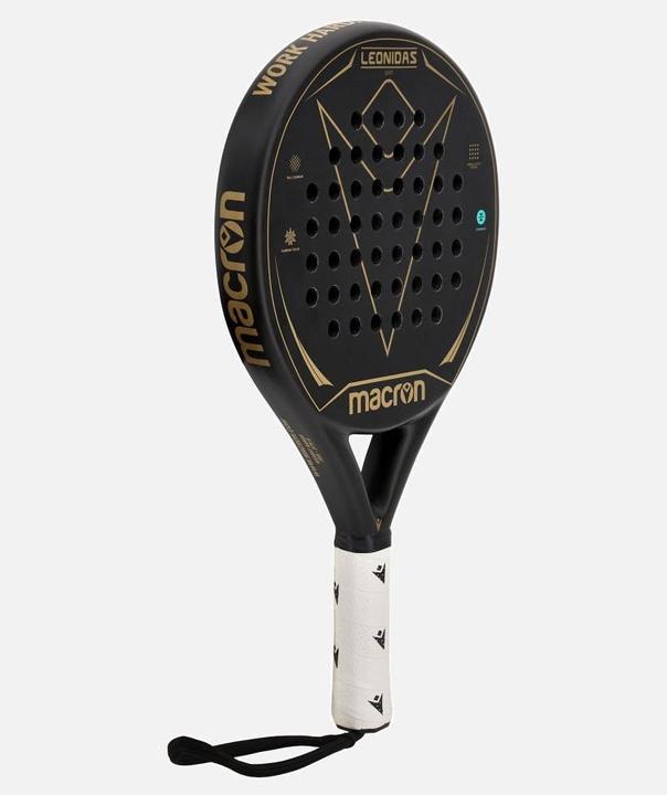 Actual product image Macron Leonidas Gold padel racket
