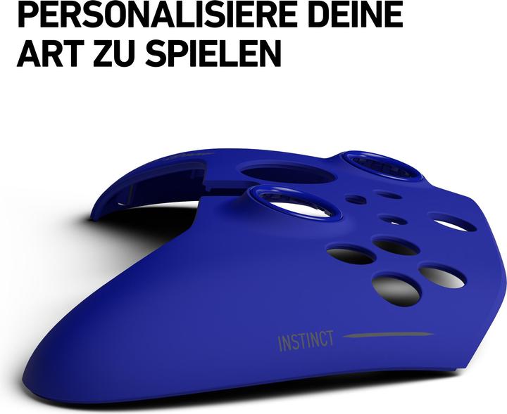 Actual product image Scuf Instinct Faceplate Kit - Blue FP, Blue Ring, Blue Hybrid D-Pad
