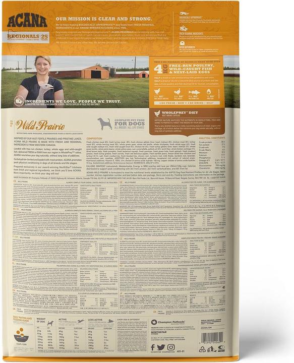 Produktbild Acana Wild Prairie (Adult, 1 Stk., 6000 g)