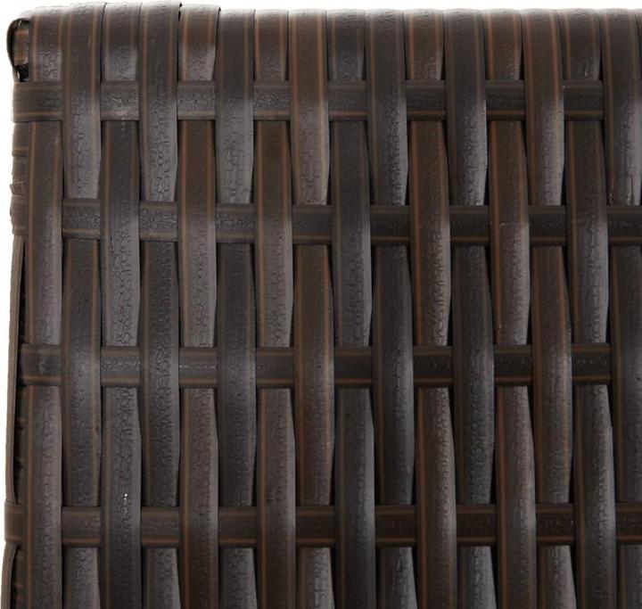 Produktbild VidaXL Paravent 6-tlg. Braun Poly Rattan,Farbe: Braun,Material: Poly