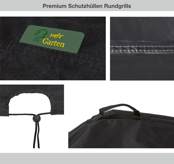 Actual product image Mehr Garten Protective cover for ceramic grill Premium 2.0 Black
