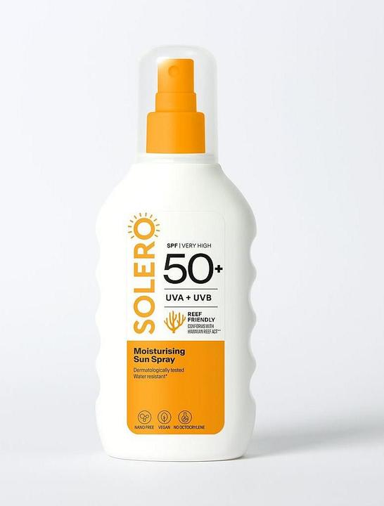 Immagine prodotto Solero Sonnenspray feuchtig SPF50+ 200ml (Spray solare, SPF 50+, 200 ml)