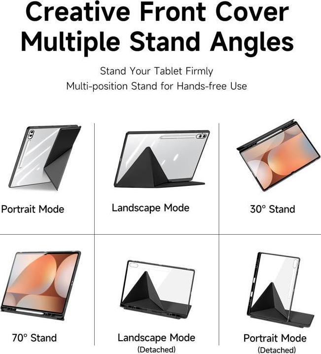 Actual product image Dux Ducis Magi Series Bookover (Galaxy Tab S9, Galaxy Tab S9 FE)