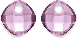 Image du produit Sparkling Jewels Sparkling Eagem59-Cc Purple Rosette Earring Pendants