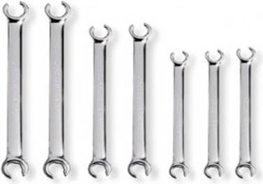 Actual product image Kraftwerk 7-pc. flare nut wr. set mirror polished (9 mm, 10 mm, 11 mm, 12 mm, 13 mm, 14 mm, 15 mm, 17 mm)