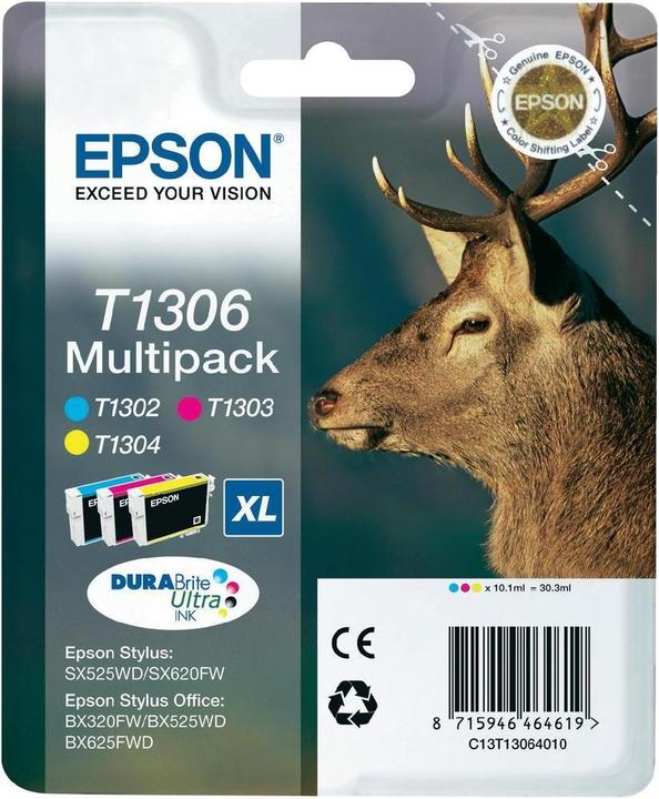 Immagine prodotto Epson T1306 DuraBrite Ultra (M, C, Y)