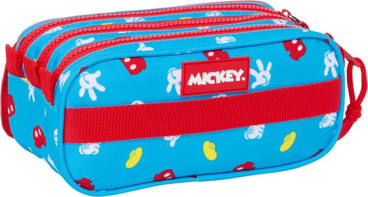 Image du produit Mickey Mouse Club House Étui double polyvalent Mickey Mouse Clubhouse Bleu Fantastique Rouge 21,5 x 10 x 8 cm