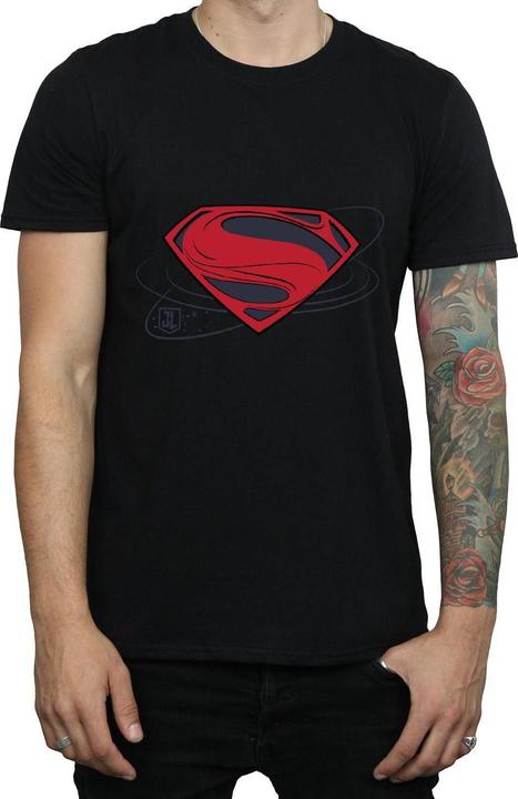 Image du produit - T-shirt JUSTICE LEAGUE MOVIE SUPERMAN LOGO - Homme (M)