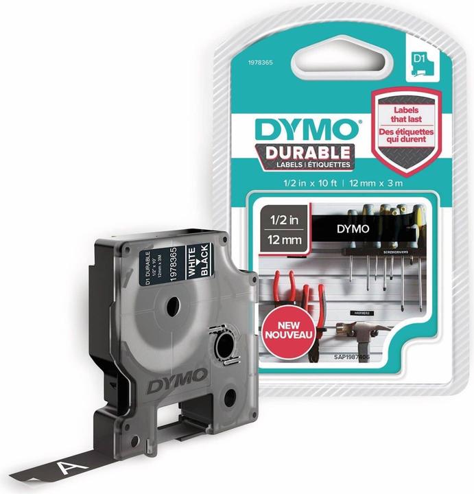 Actual product image Dymo D1 (1.20 cm, Black)