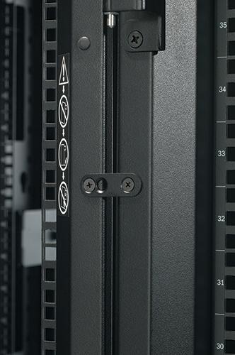 Actual product image APC NetShelter SX 48U 600mm Wide x 1070mm Deep Enclosure Without Sides Without Doors Black (48 RU, 19 inch rack)