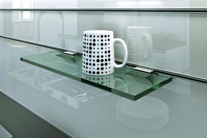 Produktbild OK-Line Glastablarhalter Wall System