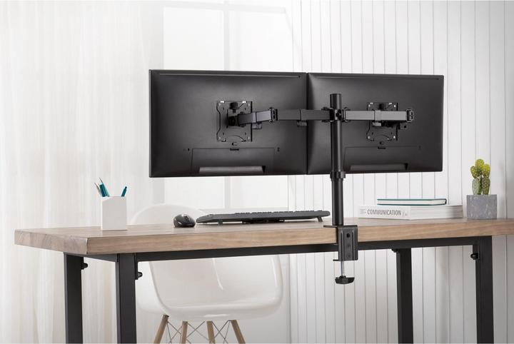 Produktbild Digitus Klemmhalterung für digitale Dual-Monitore (Tisch, 32")