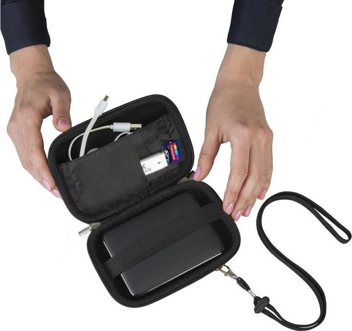 Produktbild Rivacase 9101 10,9 cm (4.3" ) Mantelhülle Schwarz Polyester
