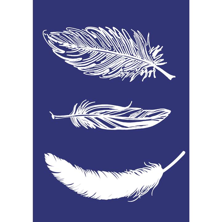 Image du produit Rayher Pochoir: plumes, 1 pièce