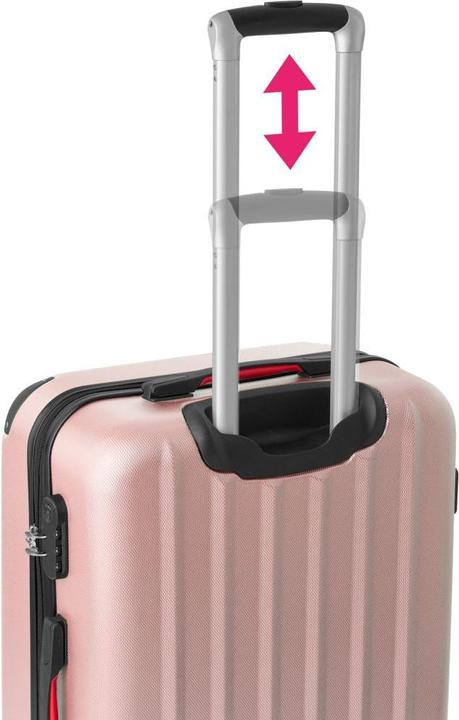 Actual product image tectake Suitcase Set Suitcases Trolleys Trolley Set Hardcase trolley (90 l, M (50 - 90l))