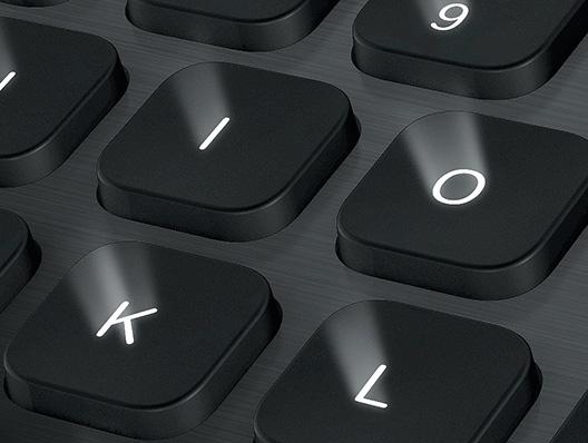 Image du produit Logitech Clavier illuminé Bluetooth K810 (DE, Sans fil)