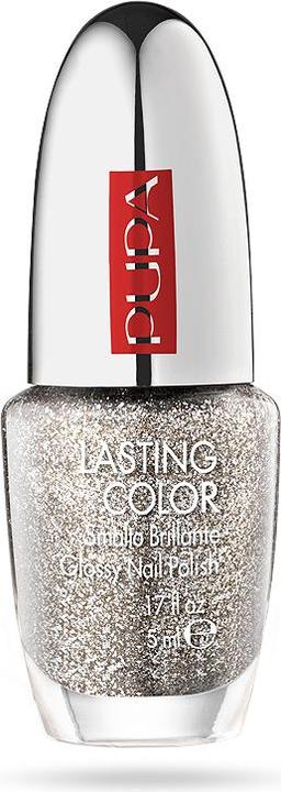 Glitter argento trasparente