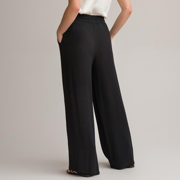 Produktbild Anne Weyburn Weite Hose aus Crepon (30)