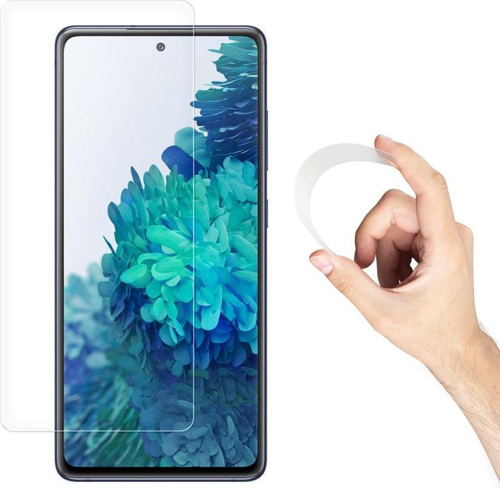 Actual product image Wozinsky Nano Flexi Glass Hybrid Screen Protector Tempered Glass for Samsung Galaxy A72 4G (1 Piece, Samsung Galaxy A72)