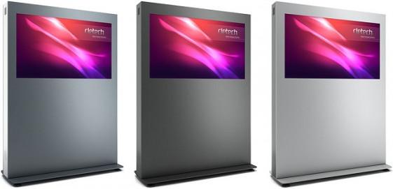 Produktbild DSS Indoor Stele Landscape, 55" Bildschirm, schwarz