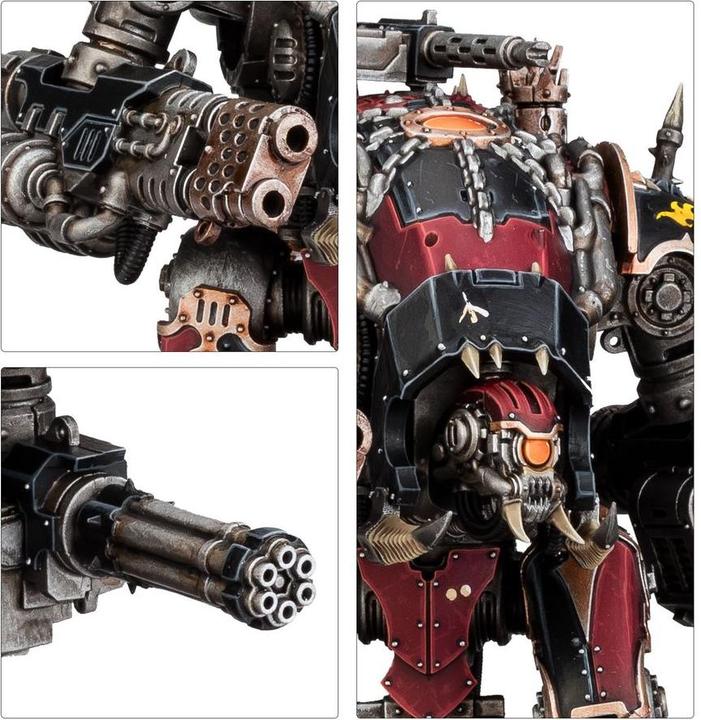 Image du produit Games Workshop Warhammer 40k - Chaos Knights Battleforce Lance de Meute Ecumante (Matières plastiques)
