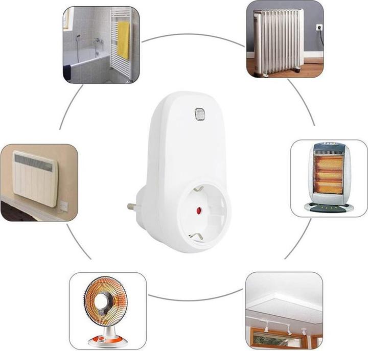 Actual product image Cronos WiFi socket thermostat for Grafen Basic / Carbon P800 and P1000 infrared heaters