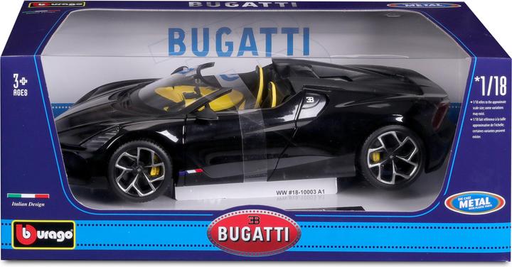 Actual product image Bburago Bugatti Mistral