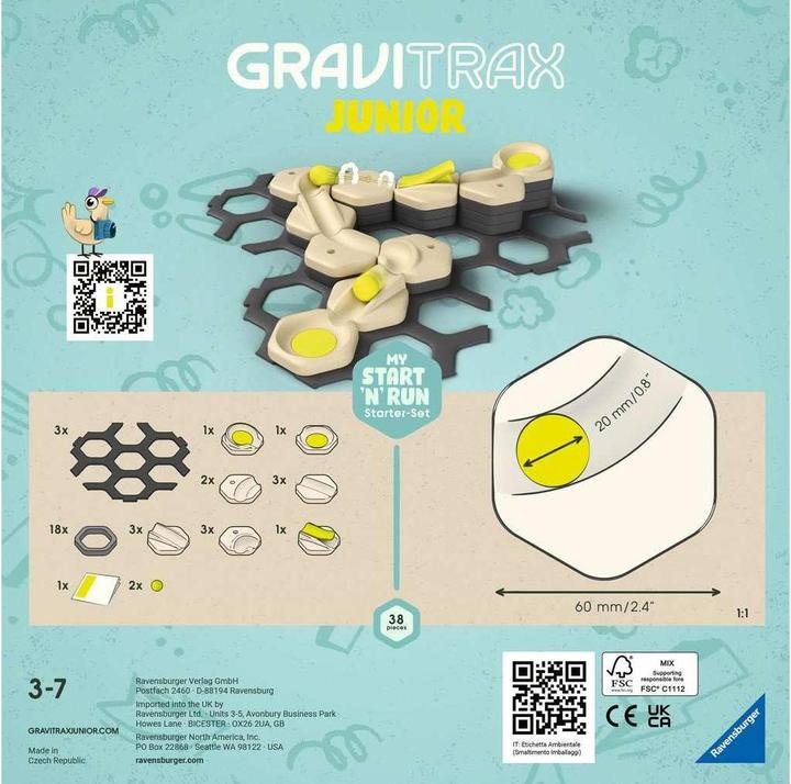 Productafbeelding Ravensburger GraviTrax RAV GraviTrax Jun. St.-Set S Start & Run 27531