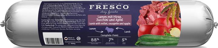 Image du produit Fresco Nourriture humide BARF agneau avec millet, 400 g (Senior, Adulte, Junior, 1 pcs, 400 g)