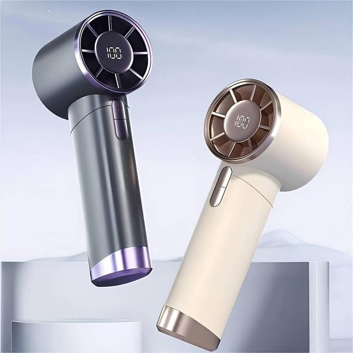 Produktbild PhoneLook Kompakter leistungsstarker tragbarer Ventilator mit 100 Geschwindigkeitsstufen und LED-Anzeige
