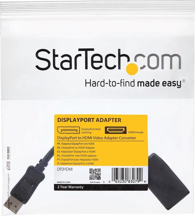 Productafbeelding StarTech Displayport Video Converter (HDMI, 24 cm)