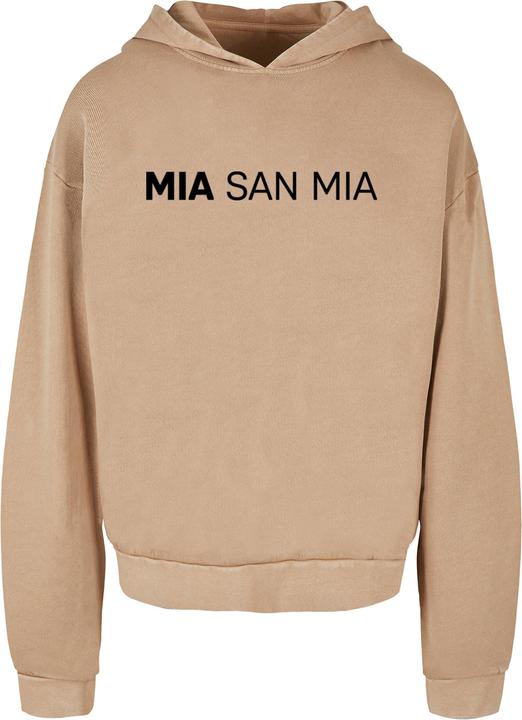 Immagine prodotto FC Bayern München Felpa con cappuccio con lavaggio acido Mia San Mia B/N - 131335 (M)