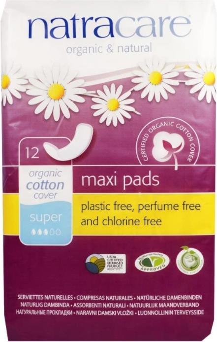 Natracare Maxi (12 x, Damenbinden)
