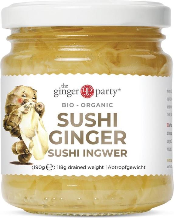 Produktbild The Ginger People Eingelegter Sushi Ingwer Bio (190 g)