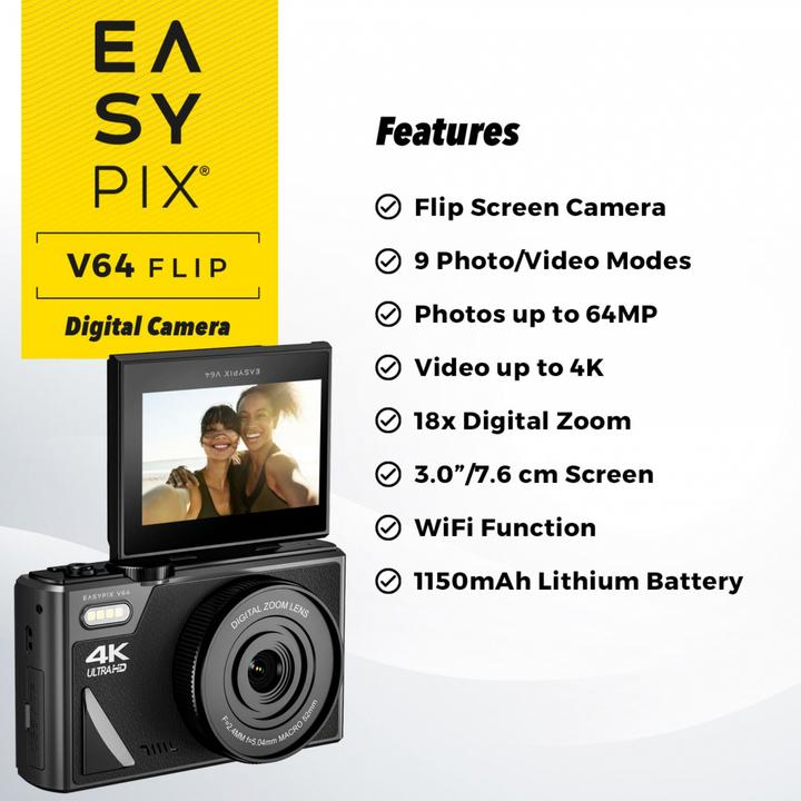 Immagine prodotto Easypix V64 Flip (2 mm, 13 Mpx)