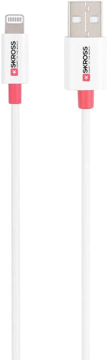 Produktbild Skross USB Kabel USB to Lightning Cable, 1,2m white (1.20 m, USB 2.0, 28 W)