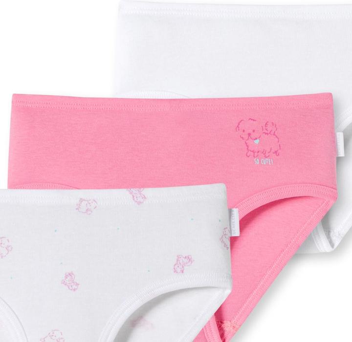 Immagine prodotto Schiesser 3 confezioni di slip / mutande per bambine in cotone biologico a coste sottili (140, confezione da 3)