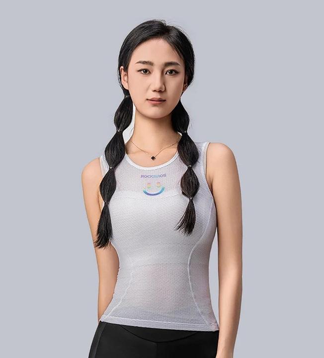 Actual product image Rockbros YDBX001 women's quick-drying cycling vest XL / XXL - white (XL, XXL)