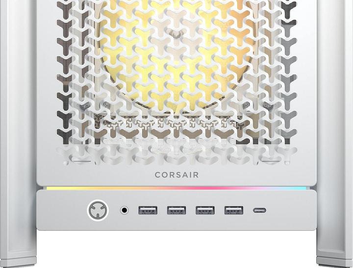 Produktbild Corsair PC-Gehäuse 5000D RS ARGB Weiss, Unterstützte (E-ATX, Mini-ITX, ATX, mATX)