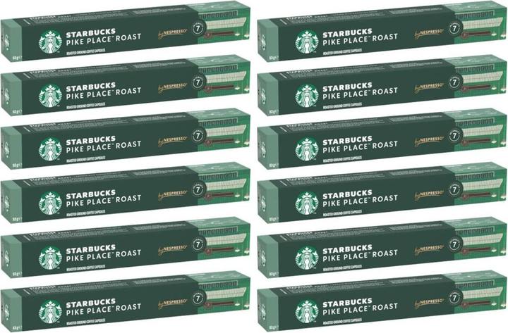 Produktbild Starbucks Kaffeekapseln Pike Place Roast 12 x 10 Stück (120 x Port.)